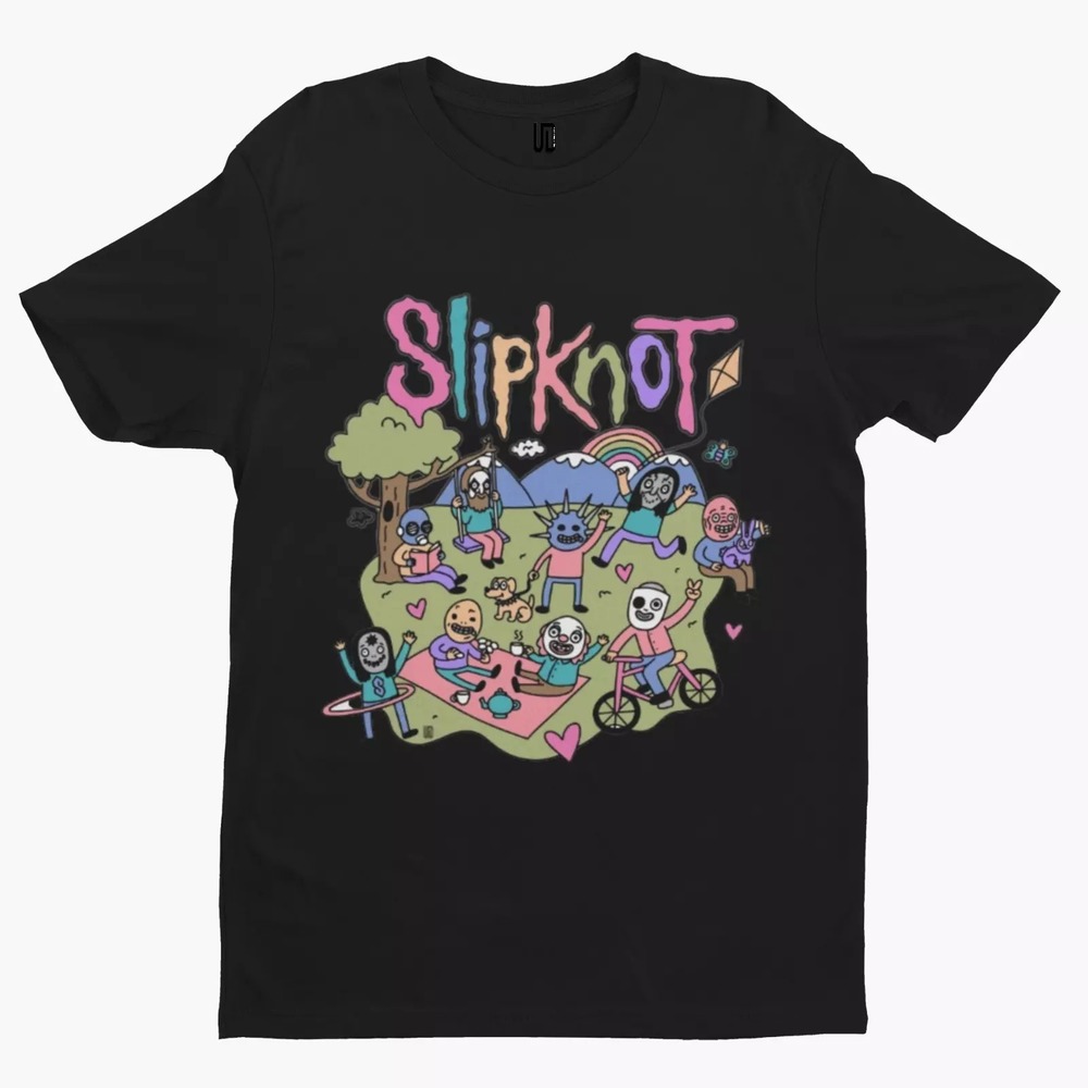 Rock Cartoon T-Shirt -Comedy Funny Gift Film Movie TV Horror Punk Rock